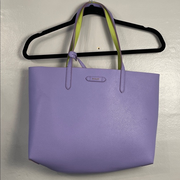 Bally Lavender Tote Bag with zipper pouch